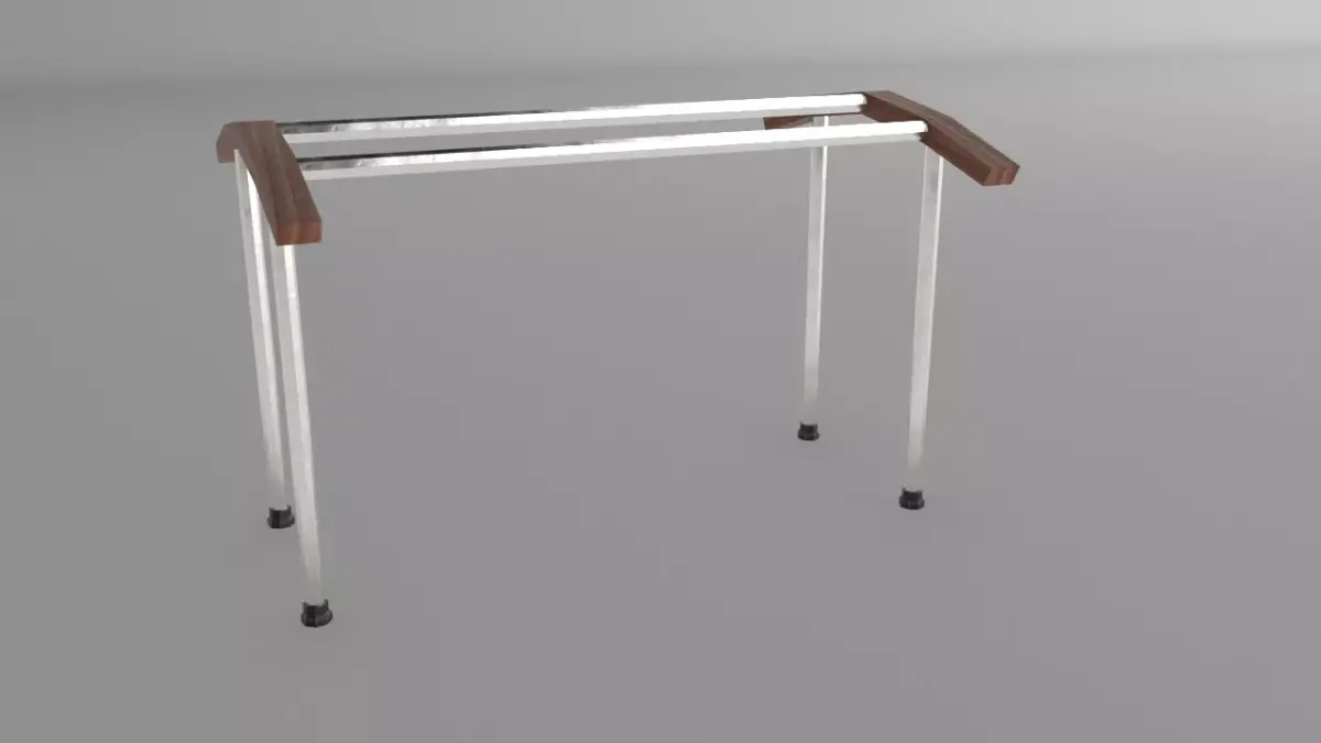 Simple Clothesline Low-poly 3D model