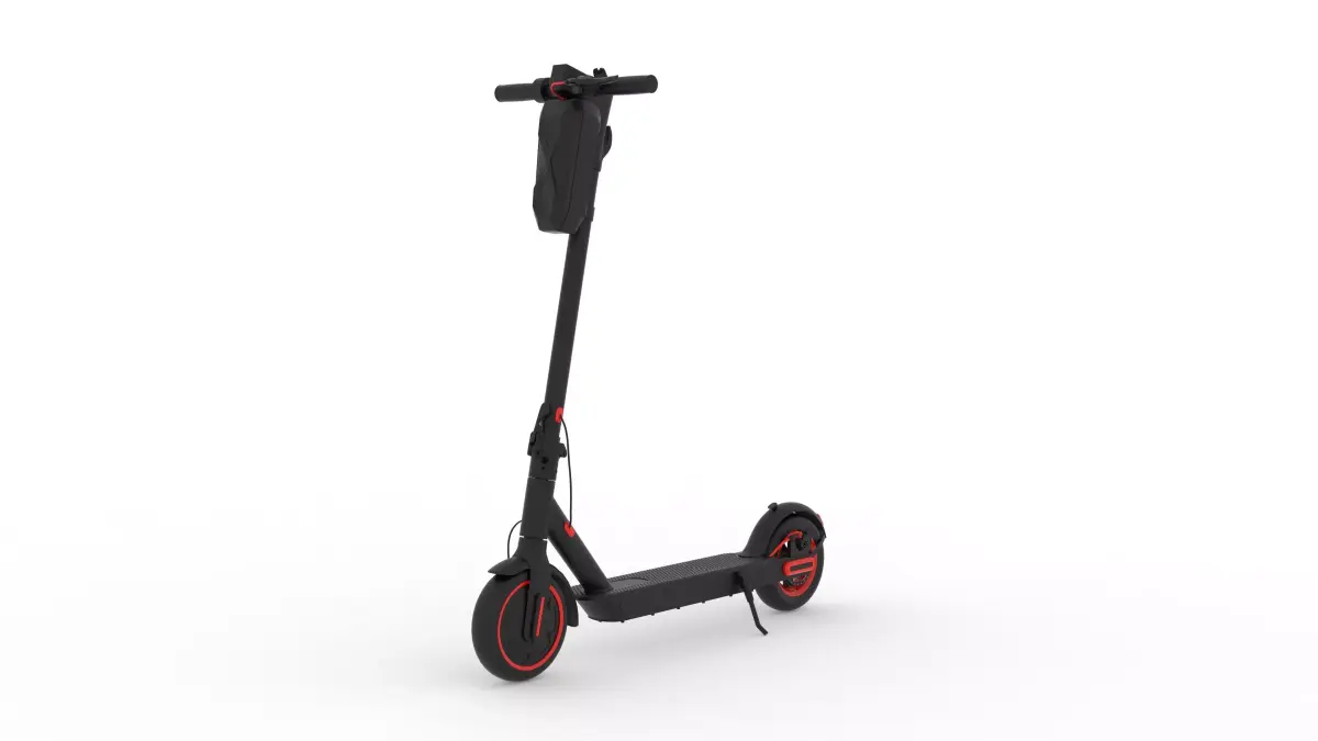 scooter Low-poly 3D model 5