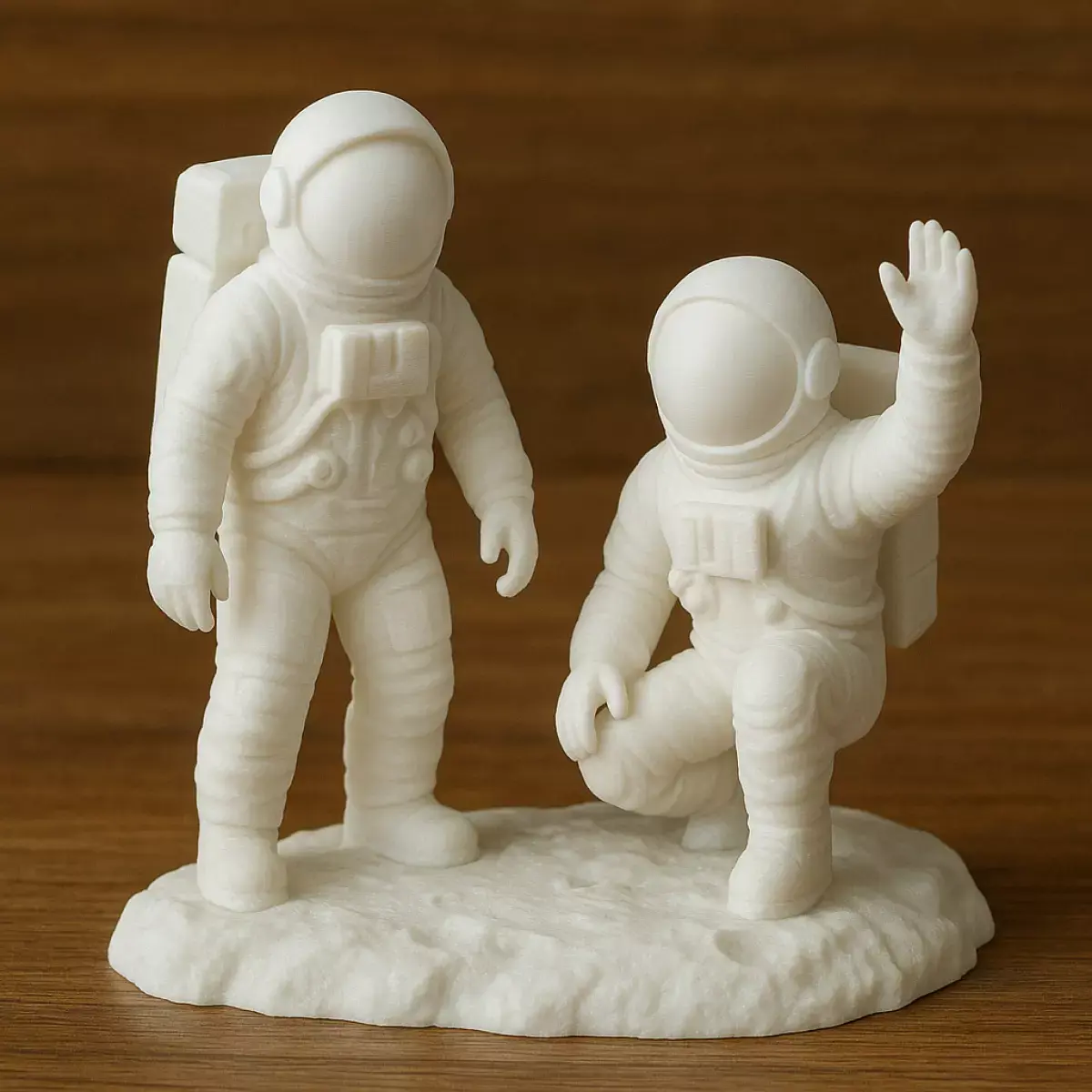 Astronauts on Lunar Surface 3D print model purchase