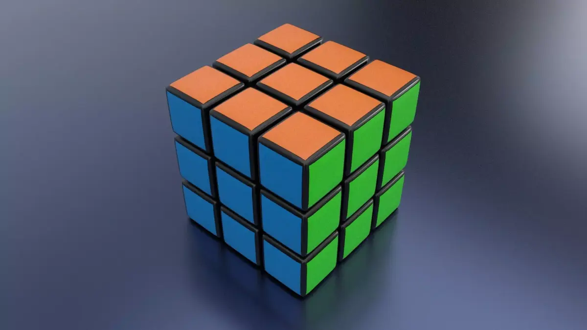 Rubiks Cube Free 3D model buy
