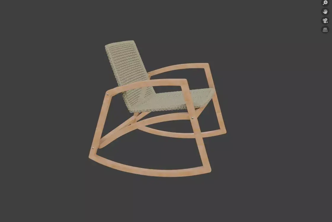 laforma rocking chair 3D model