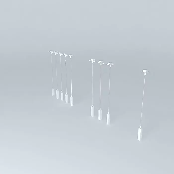 modern chandelier Free 3D model buy