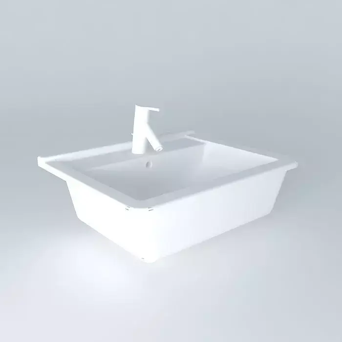 starck 3 sink Free 3D model