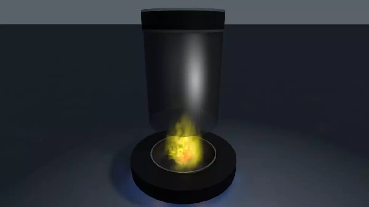 fireplace fire Free 3D model