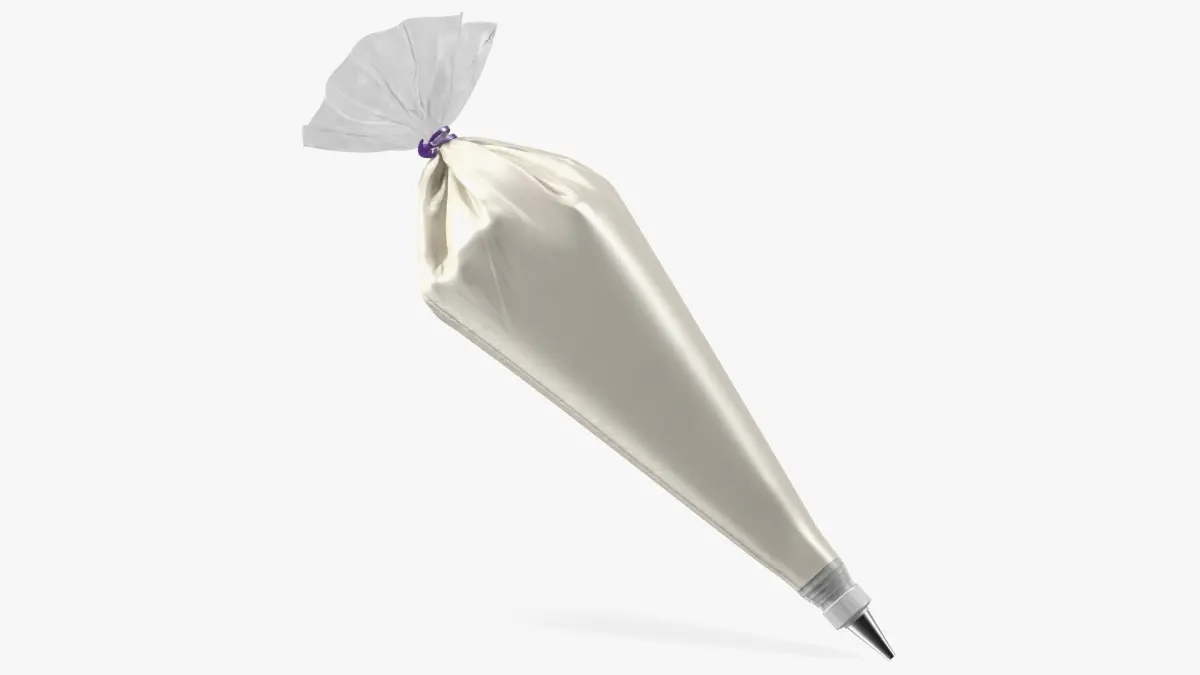 Piping Bag Filled with Frosting 3D model