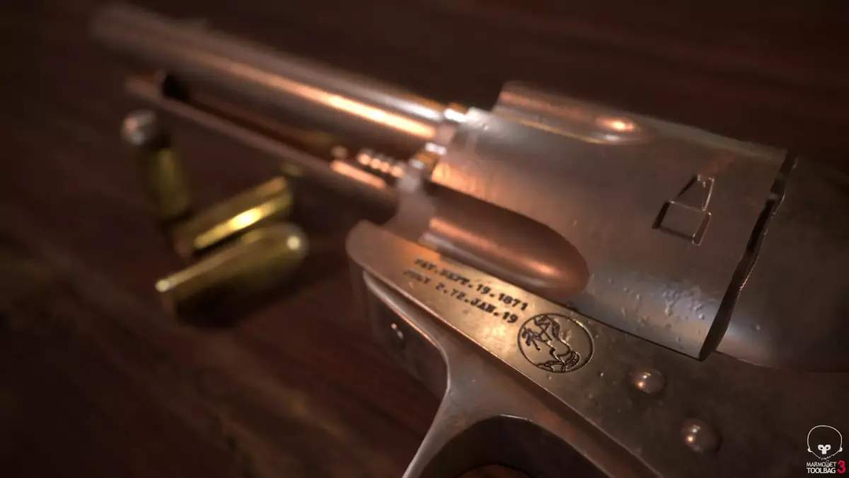 Colt Peacemaker Low-poly 3D model get