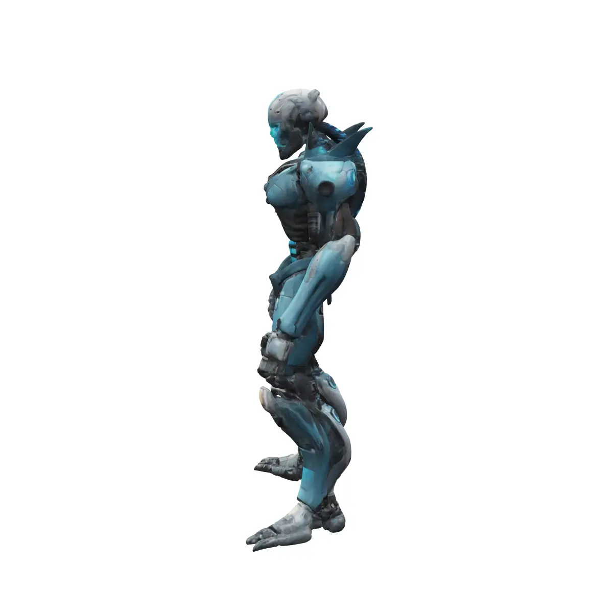 scifi morph cyborg dead space 3D model purchase
