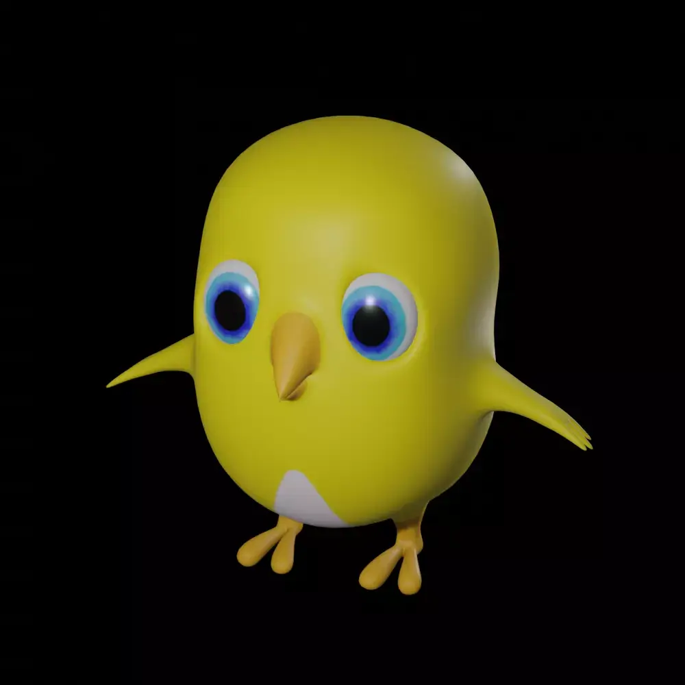 Chick Free 3D model purchase