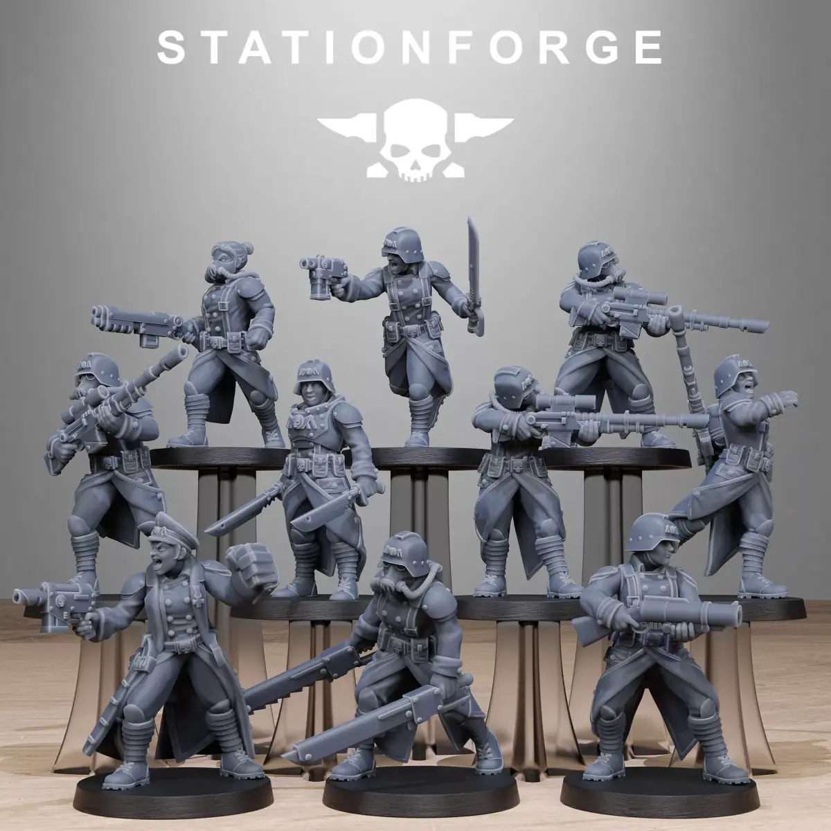 GrimGuard Steel Sisters 3D print model