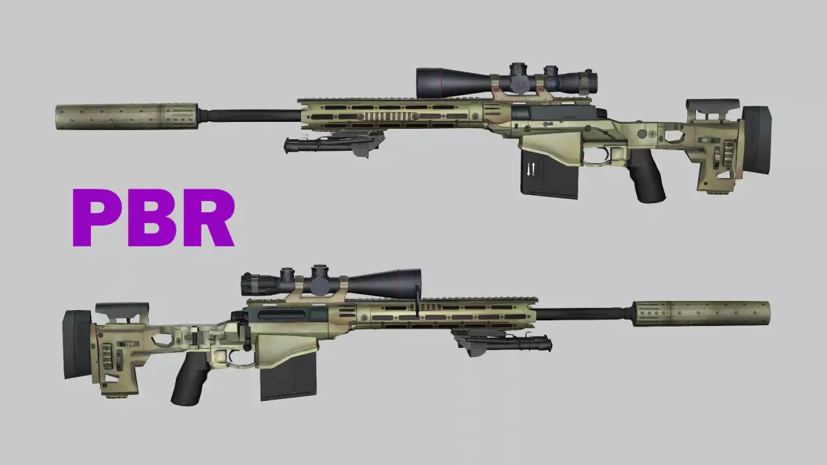 Sniper Denel 9NTW-20 Low-Poly 3D Model Low-poly 3D model purchase