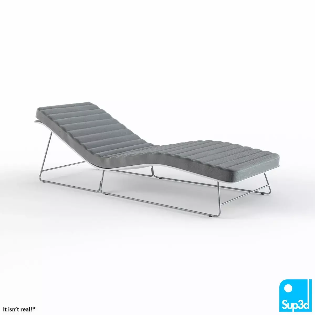 Lounger Fabric 3D model