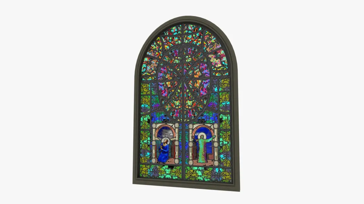 Stained Glass Window 3D model order