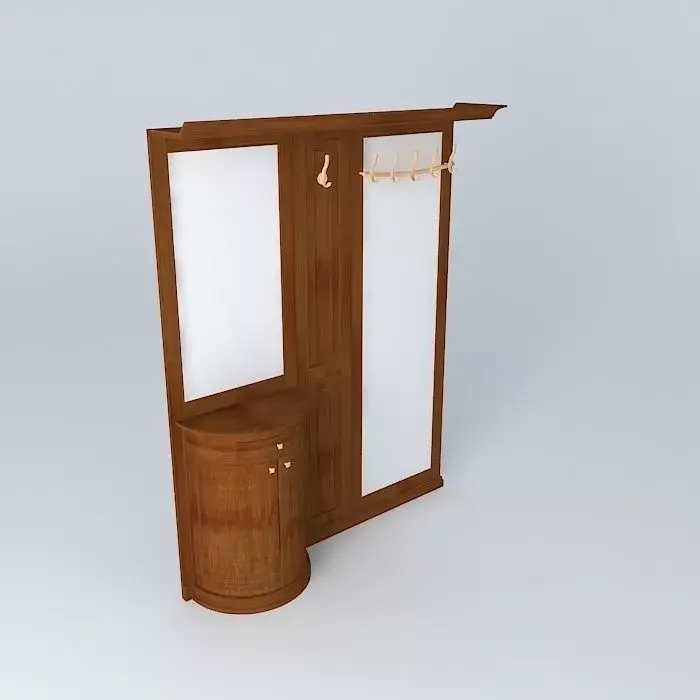 Hallway Furniture with mirror Free 3D model
