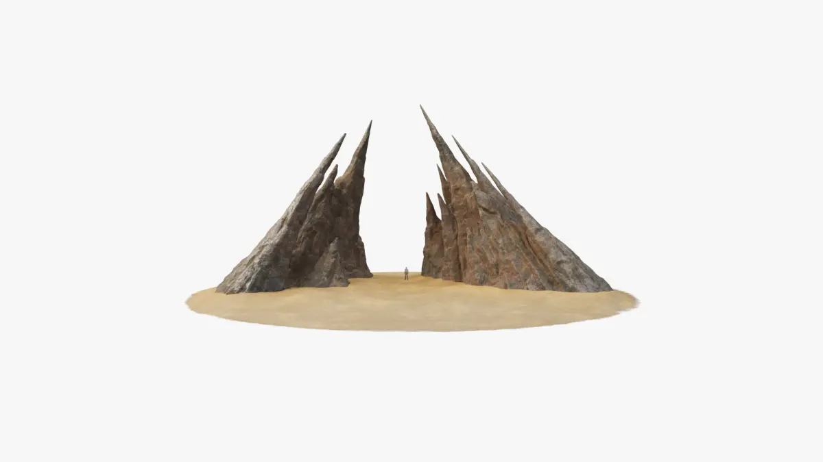 Rock V74 3D model