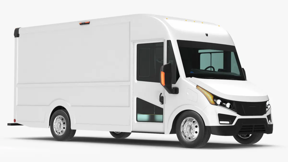 Electric Delivery Vehicle 3D model