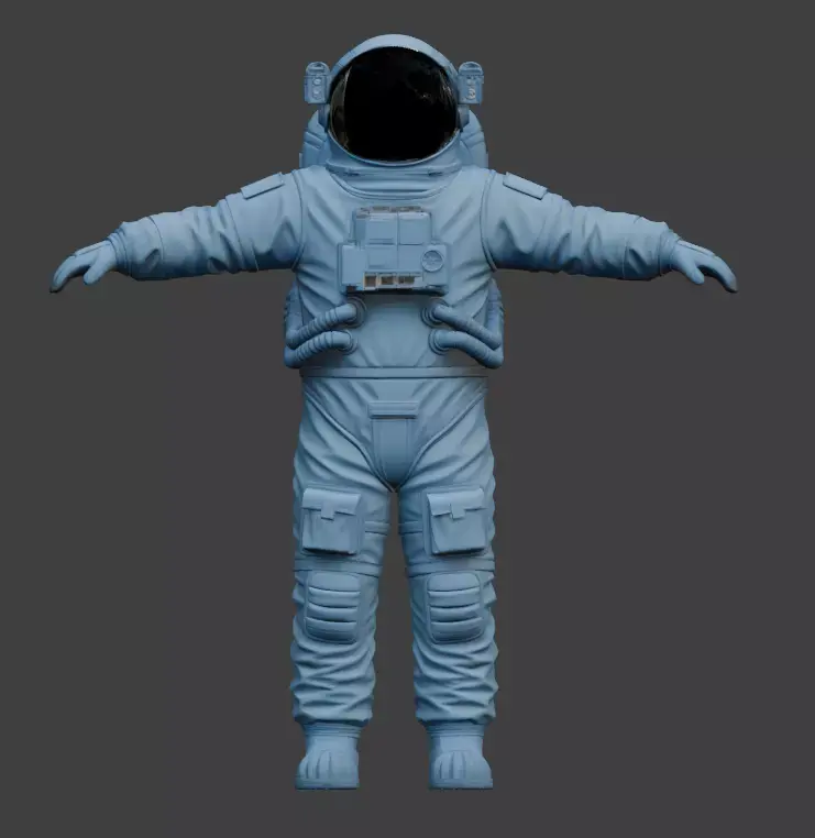 Realistic Astronaut Space Suit 3D Model 3D model
