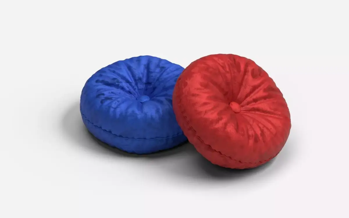 Cushion pillow Free low-poly 3D model