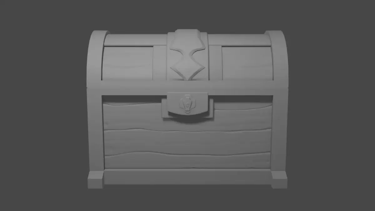 Chest treasure Free 3D model