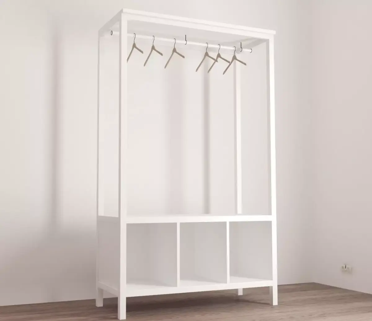 closet coat rack ikea bedroom furniture sets home Free 3D model