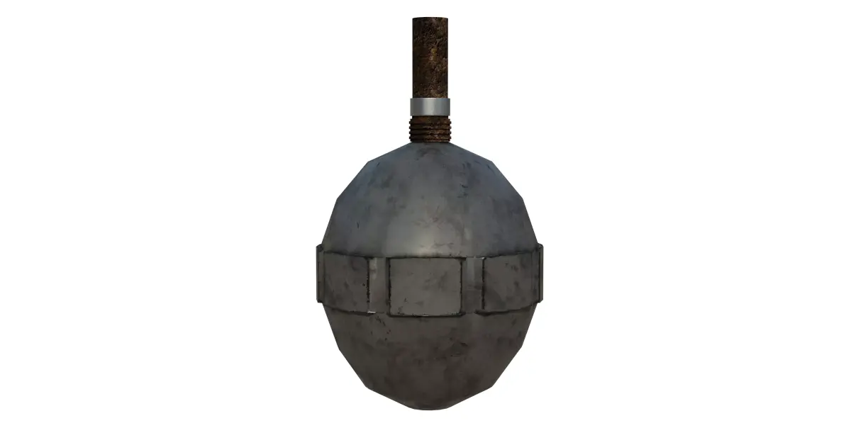 M1917 Eierhandgranate hand granade Low-poly 3D model
