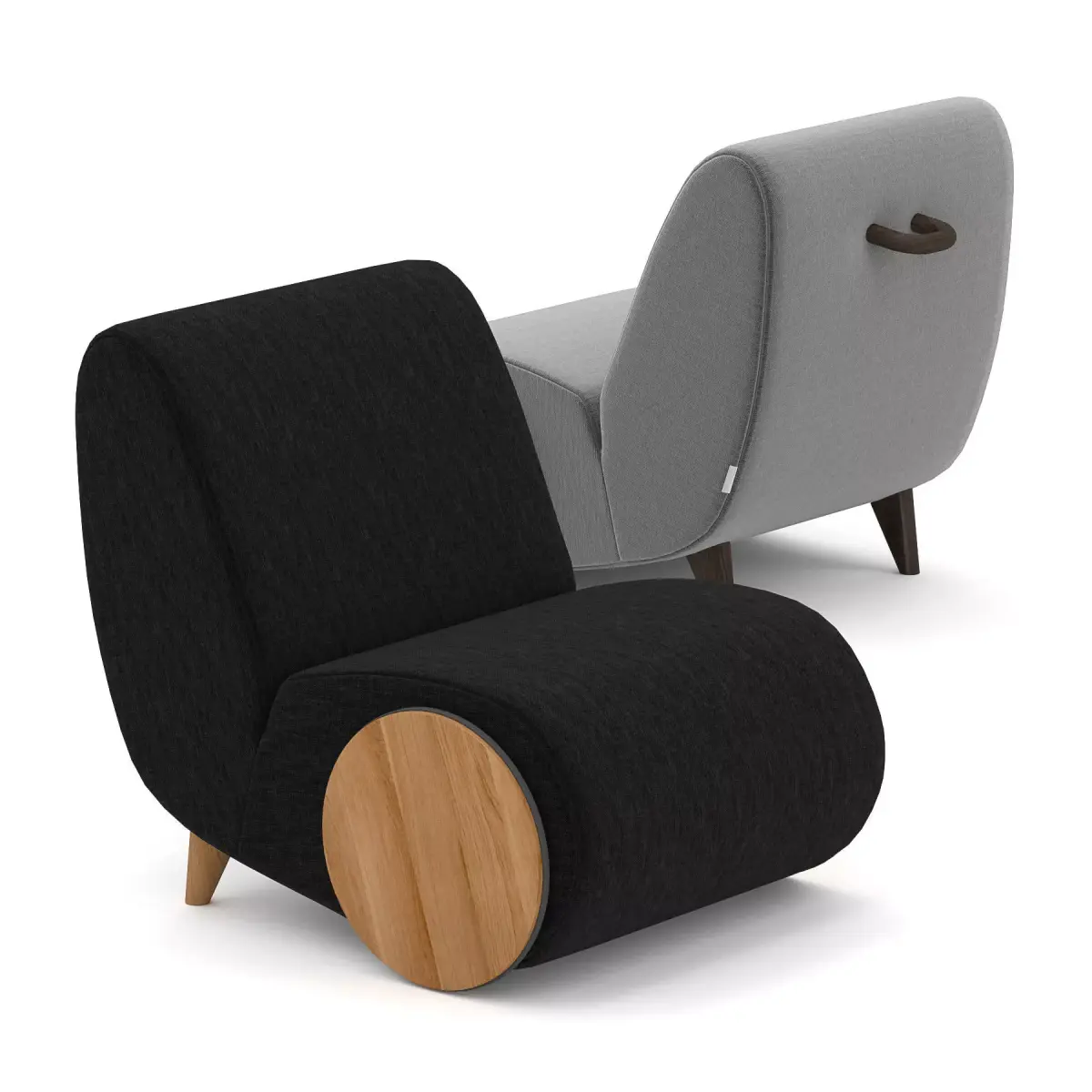 Rapide Lounge Chair by Borg 3D model