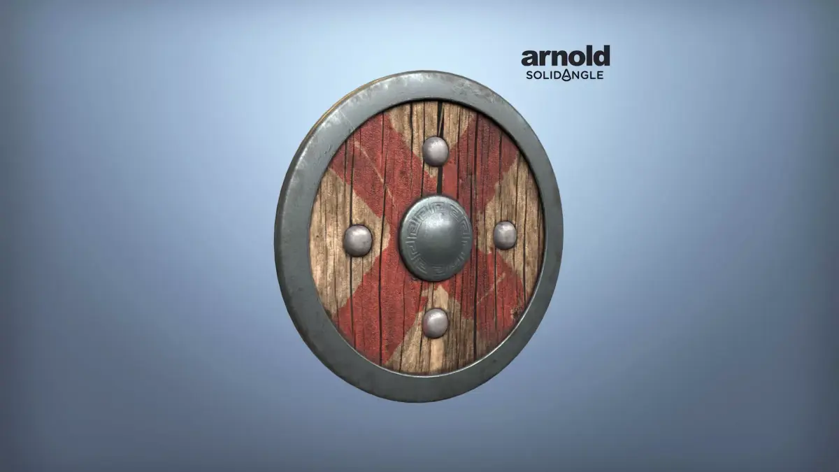 Medieval Shield  Low-poly 3D model buy