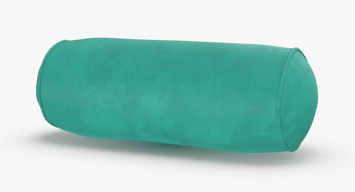 Bolster Cushion 03 Green 3D model