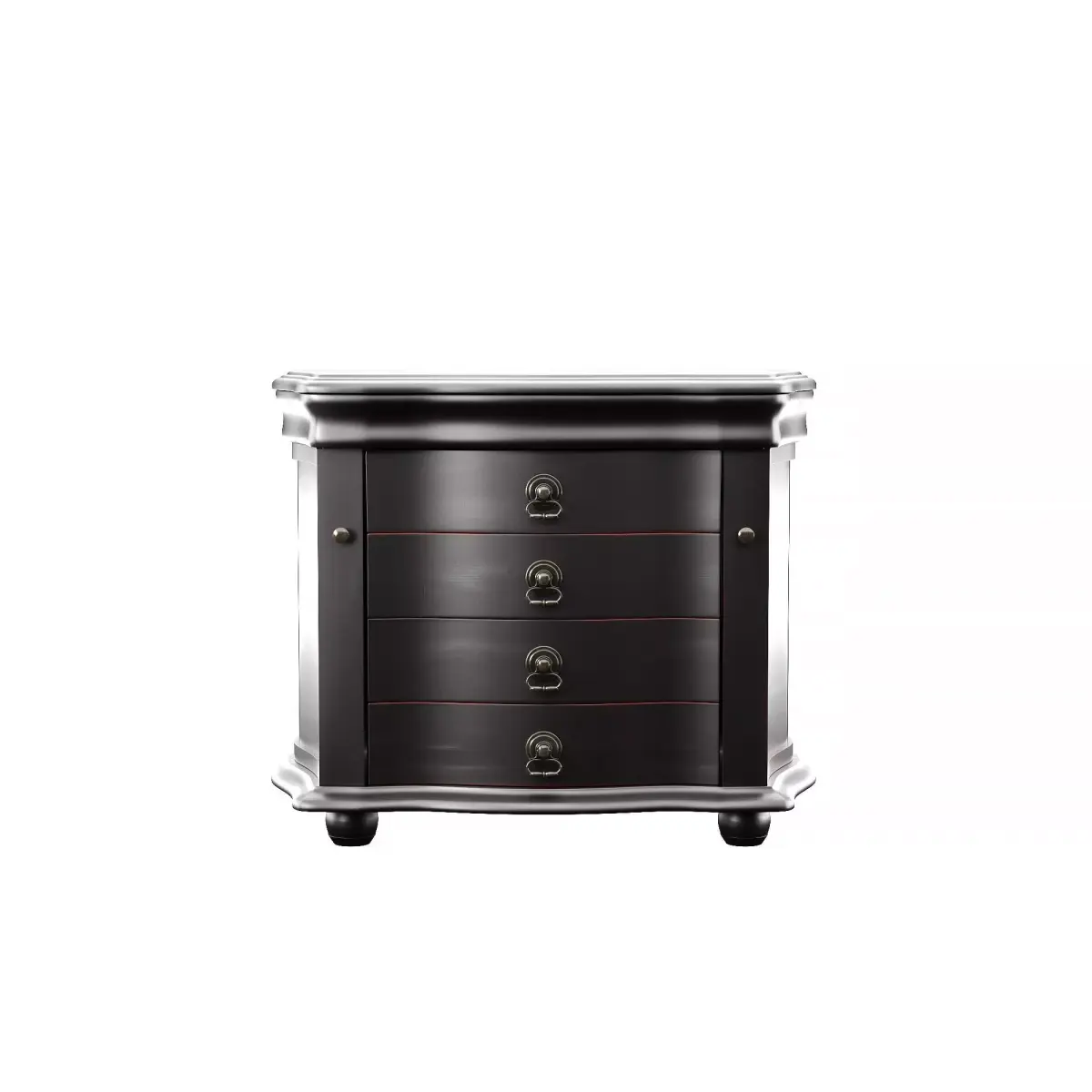 Drawer nightstand with three drawers Free 3D model