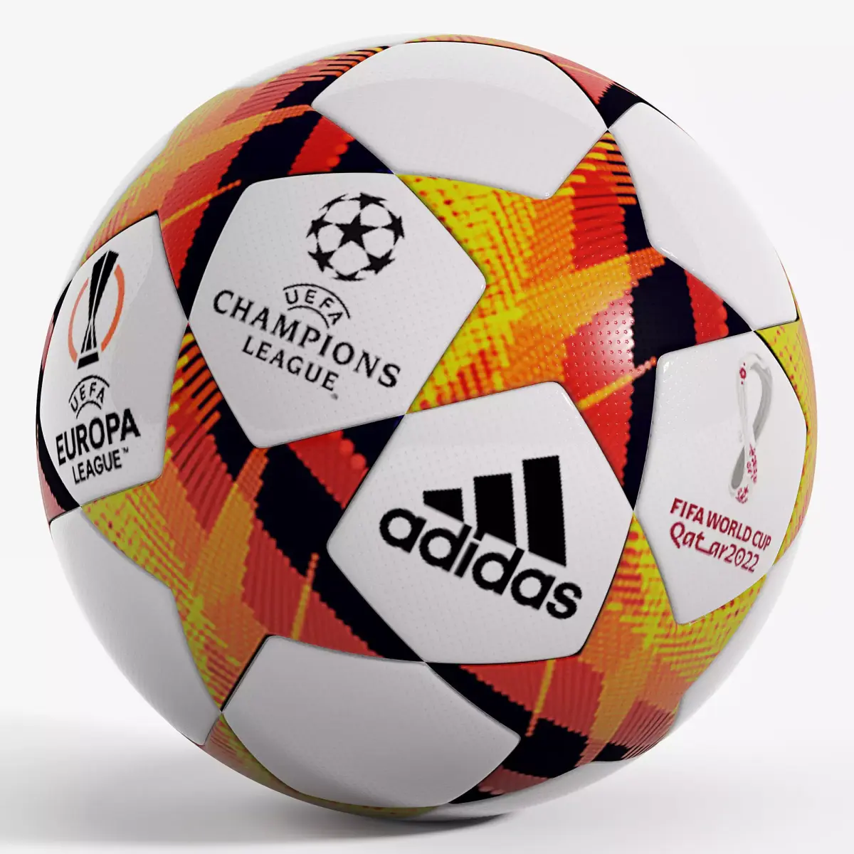 Champions League Ball by Sintakinar Blogspot Free low-poly 3D model