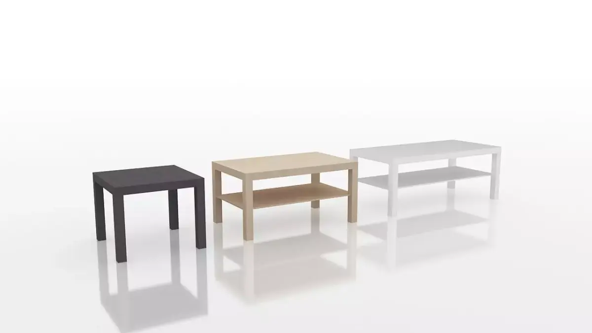 Ikea LACK Table Free low-poly 3D model
