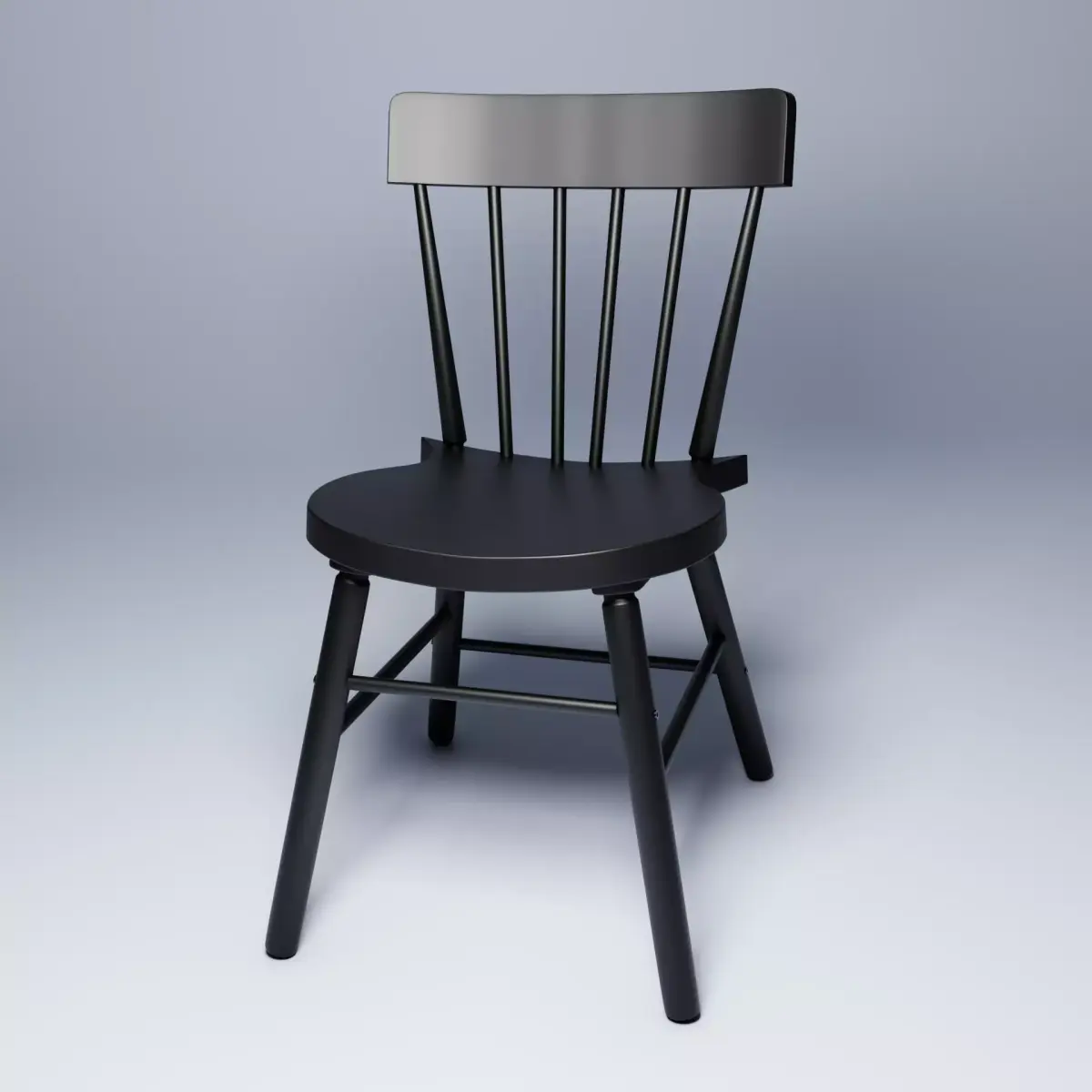 Black Chair NORRARYD Free 3D model