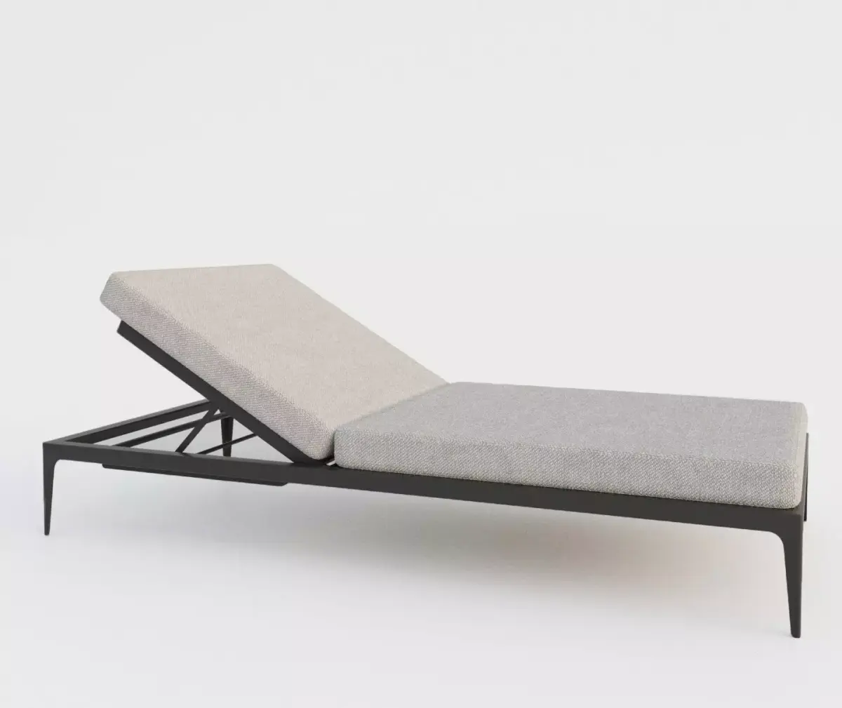 Sunbed sun Lounger 3D model Low-poly 3D model