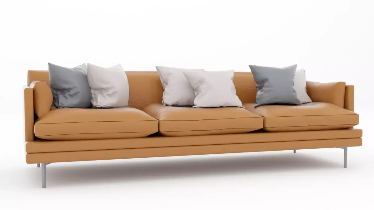 leather sofa  Free 3D model