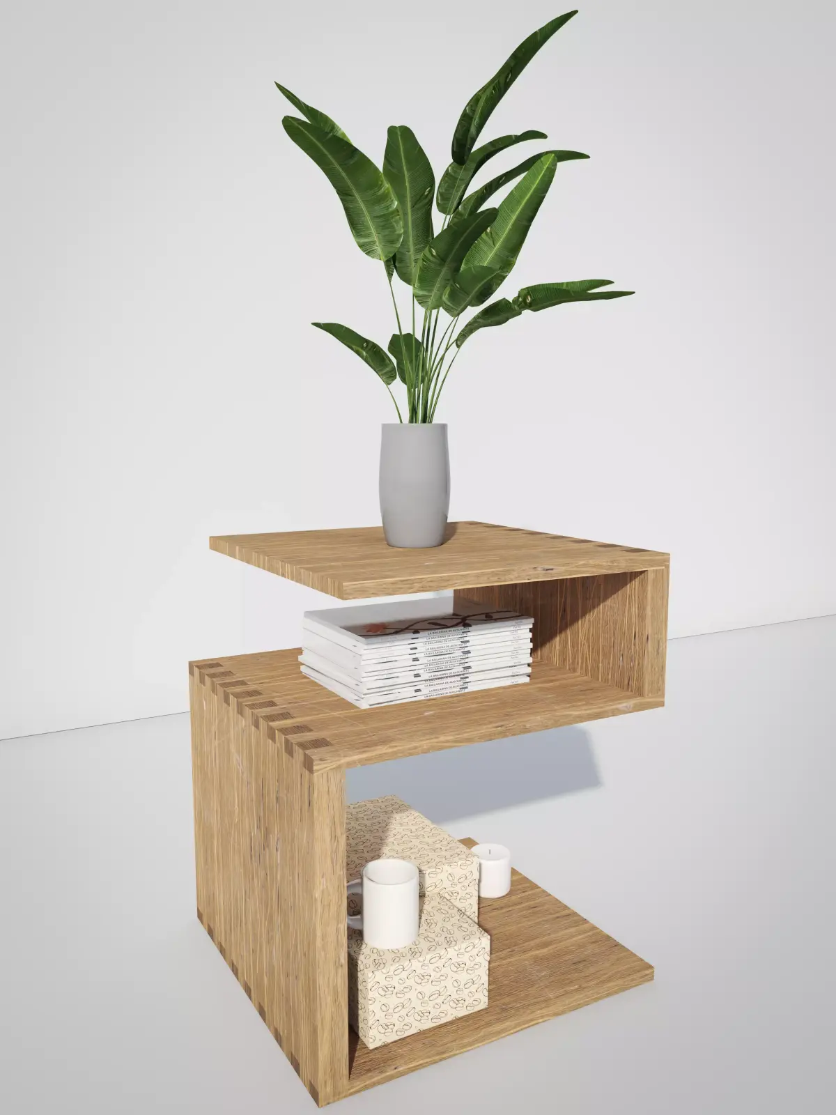 Coffee table 3D model Low-poly 3D model