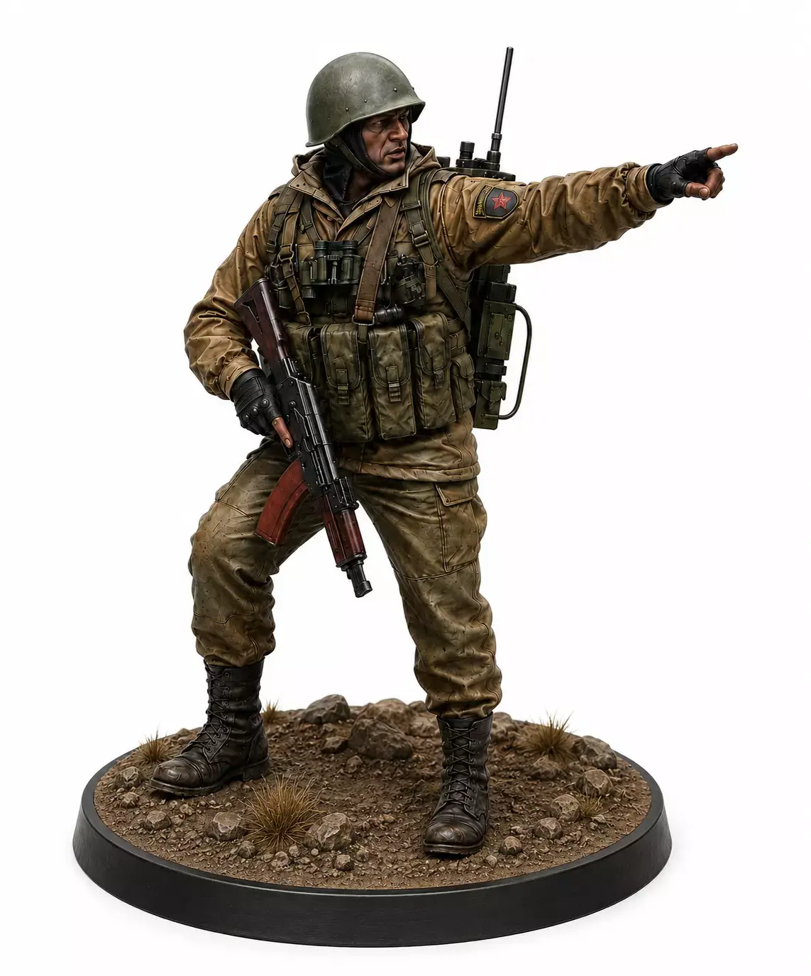 Battlefield Squad Leader STL Modern Military Miniature Model 3D print model