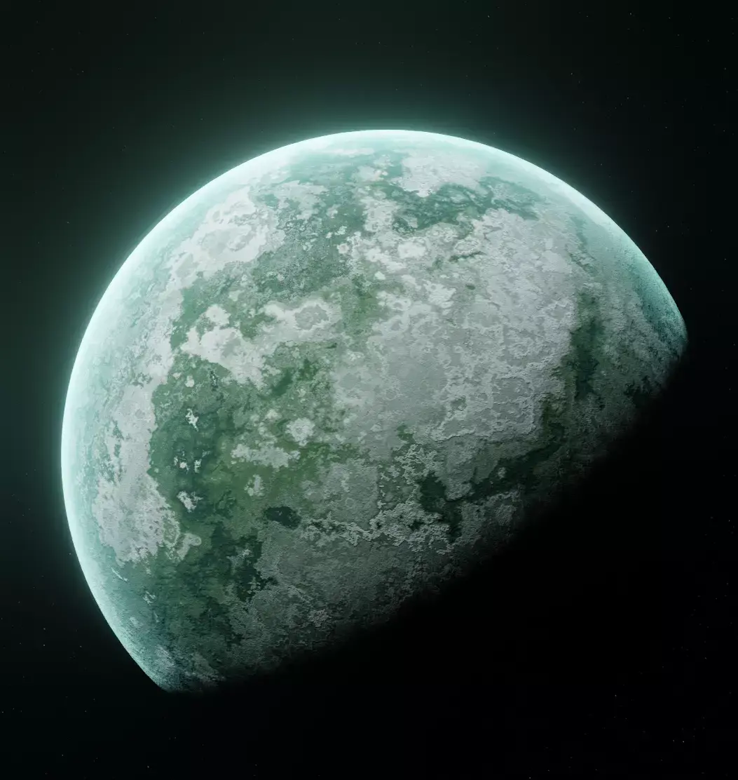 Planet Space Ready to game Low-poly 3D model 6