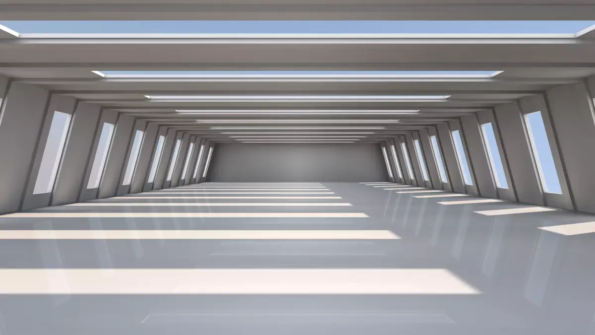 Modern Empty Tunnel 3D model order