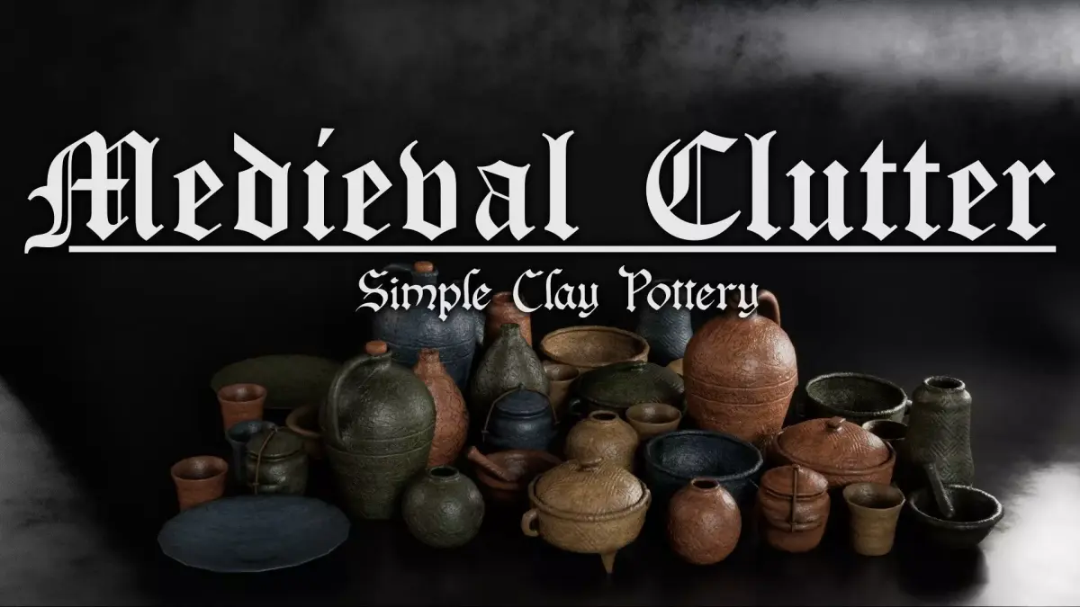 Clay Pottery Free low-poly 3D model