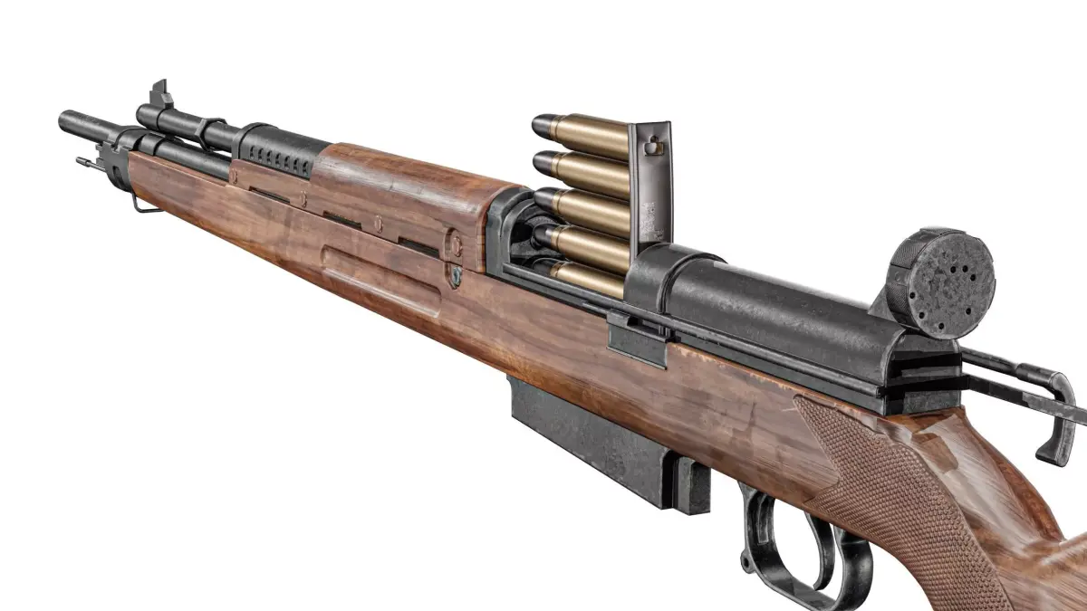 Brondby M37 Norwegian Rifle Low-poly 3D model