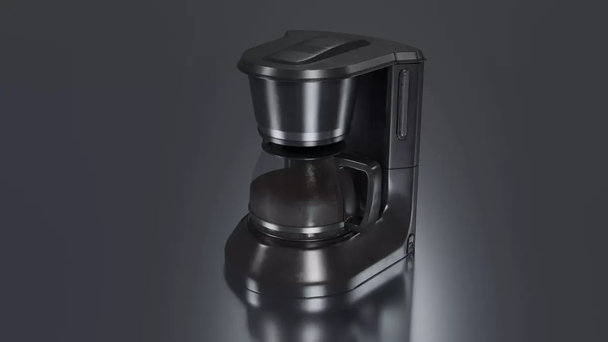 Coffee Machine Low-poly 3D model order