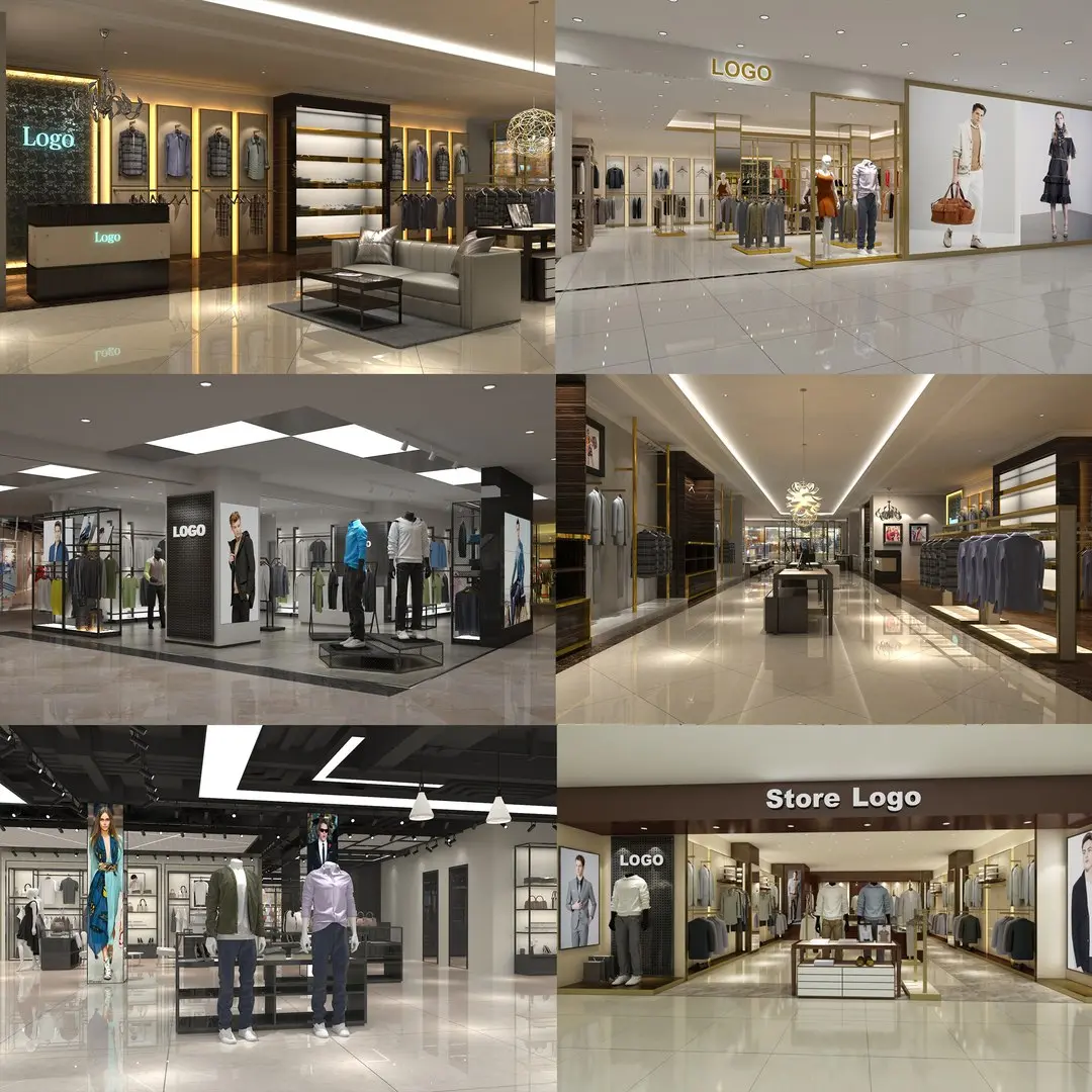 Clothing Store Collection 03 3D model
