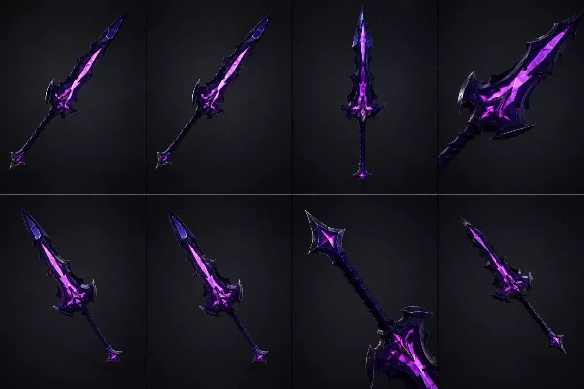 Shadow Lance Low-poly 3D model