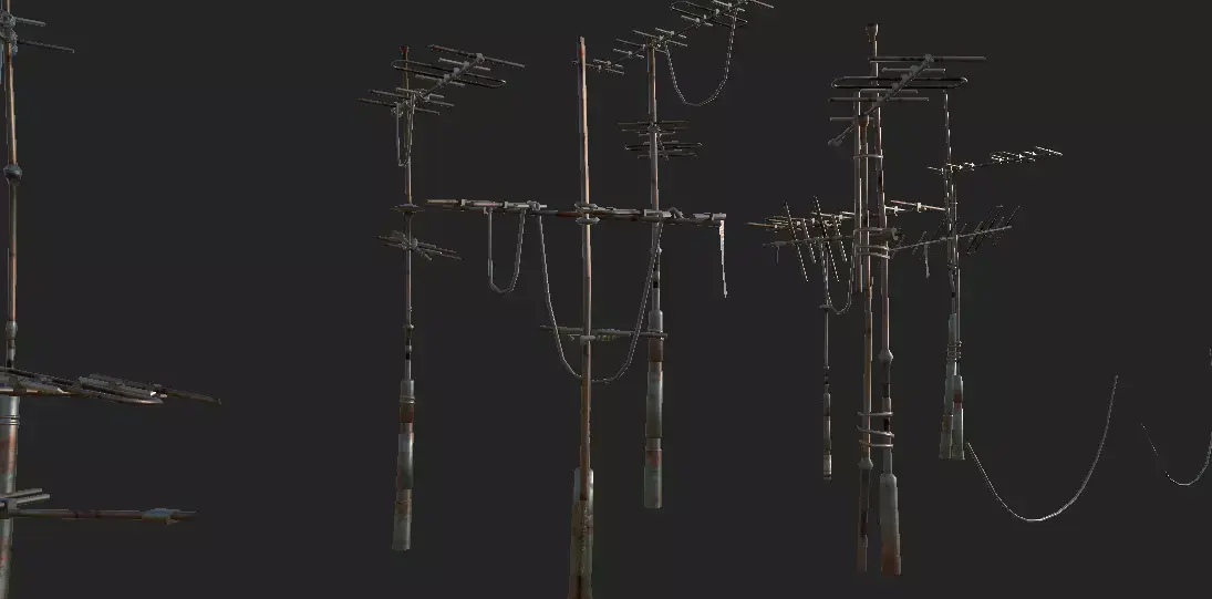 Antenna Pack PBR  Low-poly 3D model