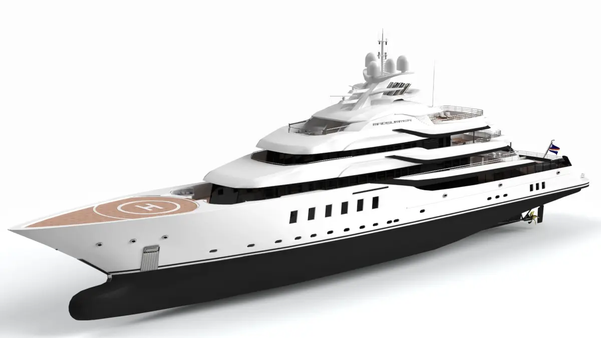 Madsummer Yacht Dynamic Simulation 3D model