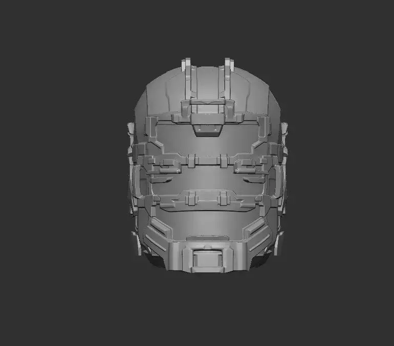 Dead Space Engineer Helmet - Headsculpt for Action Figures 3D print model purchase