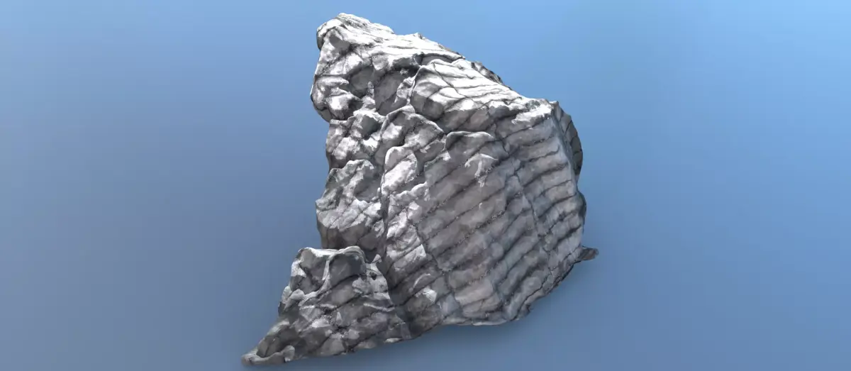Eldritch Rock 1  Low-poly 3D model