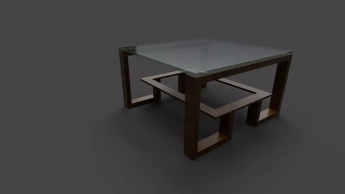 tea table  Free low-poly 3D model