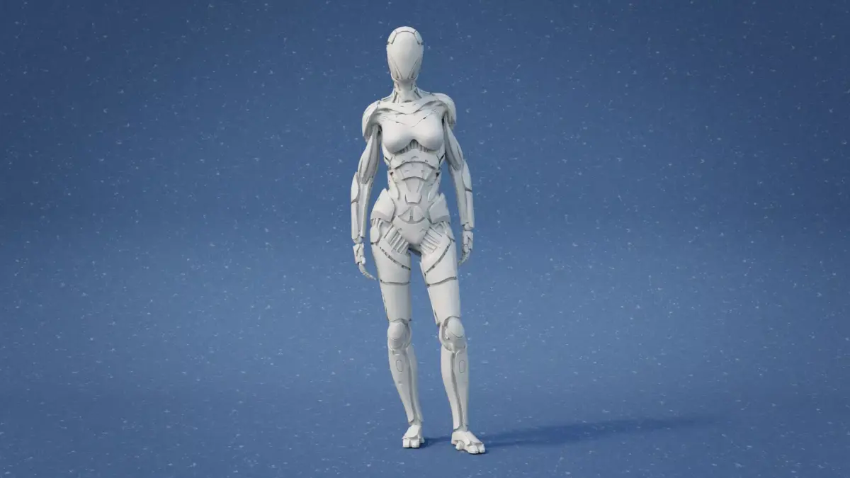 Cyborg Character 3D print model purchase
