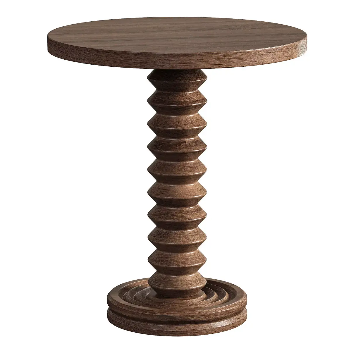 French Wood Side Table Free 3D model