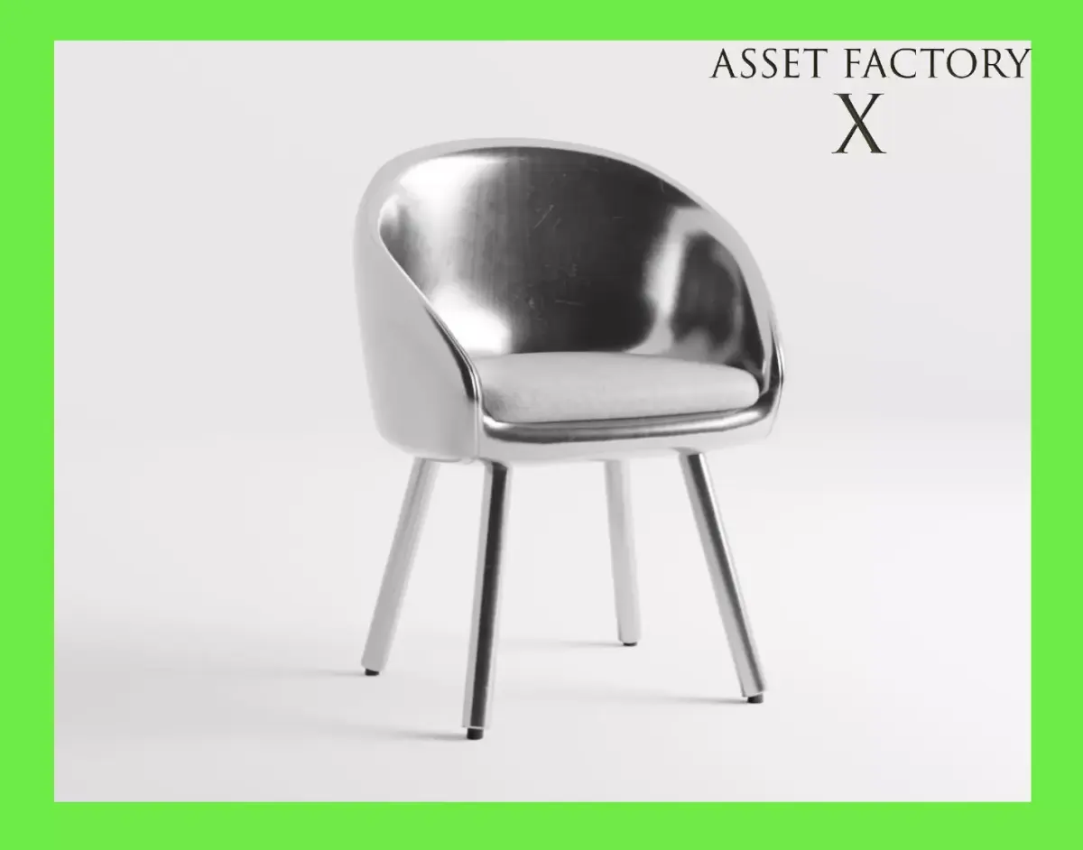 Modern Chair 3D model 5